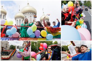 Kelionė ryškiausiu ir trankiausiu autobusu Vilniuje: kokios žmonių reakcijos lydėjo išskirtinį kvietimą į „Baltic Pride“ eitynes