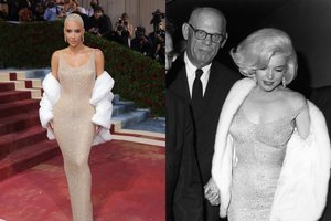 Mados pasaulyje – pykčio banga: Kim Kardashian apgadino ikoninę Marilyn Monroe suknelę