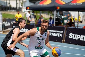 Be pralaimėjimų: Lietuvos vyrų trijulių krepšinio rinktinė iškovojo trečiąją pergalę iš eilės