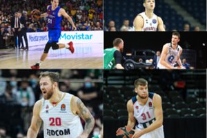Lietuvos krepšininkų derlius užsienyje nebuvo gausus – tik trys lietuviai tapo nestiprių lygų čempionais