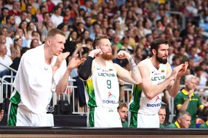 Paskelbta, kurie keturi Lietuvos krepšinio rinktinės žaidėjai nekovos su Latvija