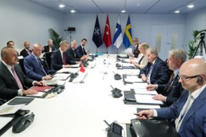 Suomijos ir Švedijos lyderiai aptarė su Turkijos prezidentu savo šalių siekį įstoti į NATO