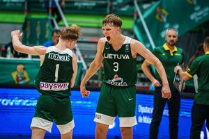 Naujazelandiečius įveikę Lietuvos 17-mečiai žengė į pasaulio krepšinio čempionato ketvirtfinalį