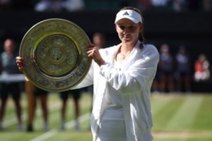 Vimbldono moterų teniso turnyre stipriausia tapo E. Rybakina