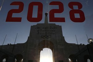 Th. Bacho vizito metu patvirtintos 2028 metų olimpinių žaidynių Los Andžele datos