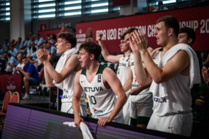 Lietuvos 20-mečiai Europos krepšinio čempionate siekia vietos ketvirtfinalyje