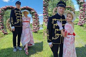 Pakruojo dvare Rūta Mikelkevičiūtė su vyru Rolandu Remeikiu atšventė vestuvių metines