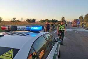 Avarijoje Širvintų rajone žuvo automobilio vairuotojas