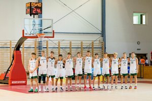 Lietuvos krepšininkai į festivalio pusfinalį žengė sutriuškindami slovakus 96 taškų skirtumu