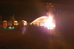 Vilniaus pakraštyje užsiliepsnojo dujų saugykla, kilo sprogimo pavojus