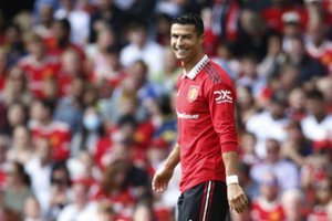 Cristiano Ronaldo žengė į aikštę su „Manchester United“ apranga, bet pergalės neiškovojo