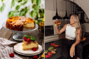 Varškės pyragas su kriaušėmis: receptas, kurį rekomenduoja trenerė Brigita Petrulė