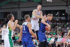 Lietuvos krepšininkai Alytuje siekia antrosios pergalės paeiliui prieš estus