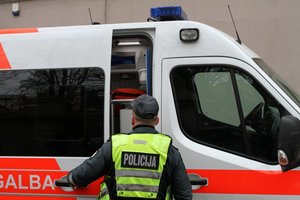 Trakų rajone – neįprasta avarija: atidarydamas dureles, vairuotojas nubloškė ant grindinio 10-metę dviratininkę