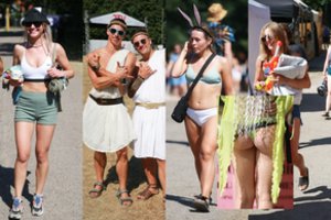 „Karklės“ festivalio dalyviai demonstruoja seksualų stilių