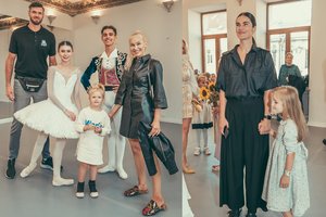 Darjušas ir Edita Lavrinovičiai trimetę dukrą Leylą atvedė į baletą: „Norime, kad išmoktų grakštumo“