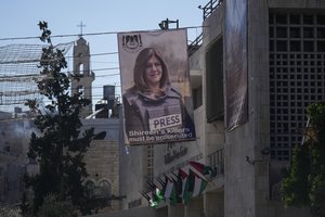 Izraelis: „didelė tikimybė“, kad žurnalistę Sh. Abu Akleh nušovė izraeliečių karys