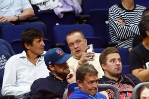 Iš geriausių vietų: CSKA vadovas A. Vatutinas Europos čempionatą stebi iš FIBA partnerių tribūnos