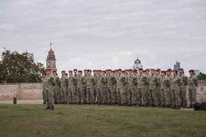 KASP kariai iškilmingai išlydėti į misiją Malyje