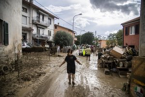 Italijoje per audras žuvusių žmonių skaičius padidėjo iki 11