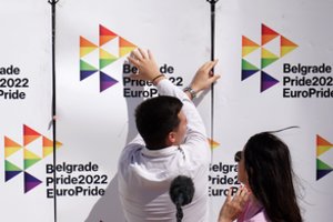 Nepaisydami „EuroPride“ eitynių draudimo Belgrade renkasi aktyvistai