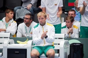 Pergalingai Lietuvos teniso rinktinės kapitono pozicijoje debiutavęs Š. Kulnys – apie kertinį mačą ir R. Berankio profesionalumą