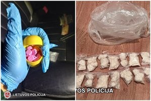 Vilniaus policija iš narkotikų prekeivių atėmė 3 kg metamfetamino