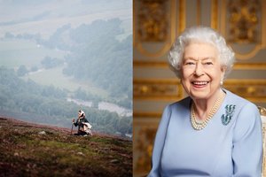Karališkoji šeima paviešino dar nematytą karalienės Elizabeth II nuotrauką ir jausmingą įrašą