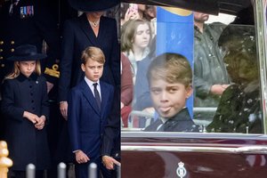 Elžbietos II laidotuvėse – įžūlus princo George'o gestas