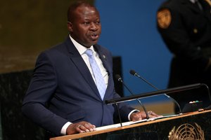 Burkina Faso chuntos lyderis P.-H. S. Damiba sutinka atsistatydinti