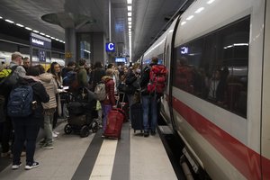 Vokietijos šiaurėje dėl techninės problemos sustojo traukinių eismas