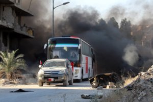 Per sprogimą prie kariuomenės autobuso Sirijoje žuvo karių, dešimtys sužeista