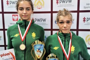 Imtynių turnyre Lenkijoje merginos iškovojo du medalius