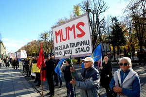 Eitynių Kaune metu skambėjo ir keisčiausi pasiūlymai: jei bus neįgyvendinti – grasina visuotiniu streiku