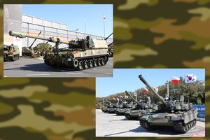 Pietų Korėja pristatė karo mašinas, kurios galiausiai atsidurs šalia Lietuvos