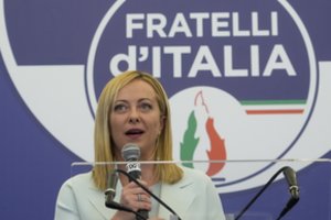 G. Meloni paskirta naująja Italijos ministre pirmininke