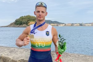 Ž. Gališanskis – Europos pakrančių irklavimo sprinto čempionas: iškovojo ir bilietą į paplūdimio žaidynes Balyje