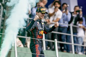 Istorinė pergalė: nugalėtoju Meksikoje tapęs M. Verstappenas pagerino „Formulės 1“ pasaulio rekordą