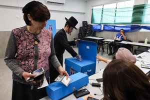 Izraelyje prasidėjo penkti per mažiau nei ketverius metus parlamento rinkimai