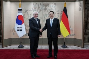 Vokietijos prezidentas baigia vizitą P. Korėjoje