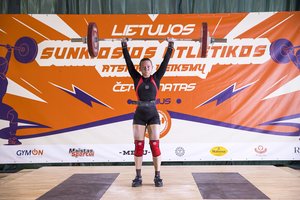Lietuvos sunkiosios atletikos čempionatą uždarė moterys