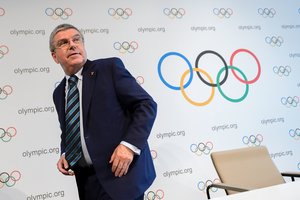 Netikėtas Tarptautinio olimpinio komiteto boso Th. Bacho viražas – pasisakė už rusų sugrįžimą į žaidynes