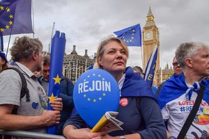 Apklausa: pritarimas „Brexit“ Didžiojoje Britanijoje – rekordiškai žemas