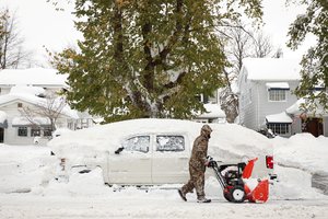 J. Bidenas po didžiulės sniego audros Niujorke siunčia valstijai federalinę pagalbą