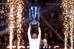 Novakas Džokovičius už pergalę „Nitto ATP Finals“ turnyre susižėrė dar nematytą tenise premiją