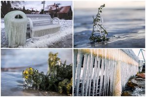 Šaltis Lietuvoje sukūrė įspūdingus vaizdus: pasigrožėti spėja ne visi