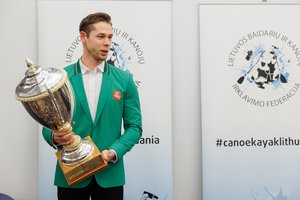 Geriausiu Lietuvos baidarių ir kanojų irkluotoju išrinktas pasaulio vicečempionas Mindaugas Maldonis