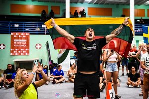 G. Petrikas Aruboje apgynė pasaulio funkcinio fitneso čempiono titulą