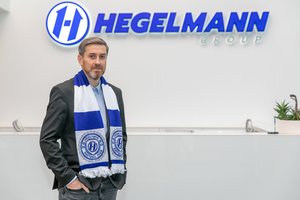 Pasitikėjimas: Andrius Skerla lieka prie „Hegelmann“ vairo iki 2025 metų sezono pabaigos