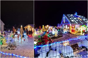 Tikra kalėdinė pasaka sodyboje Kelmės rajone: jau dabar vadina kalėdiškiausia vieta Lietuvoje